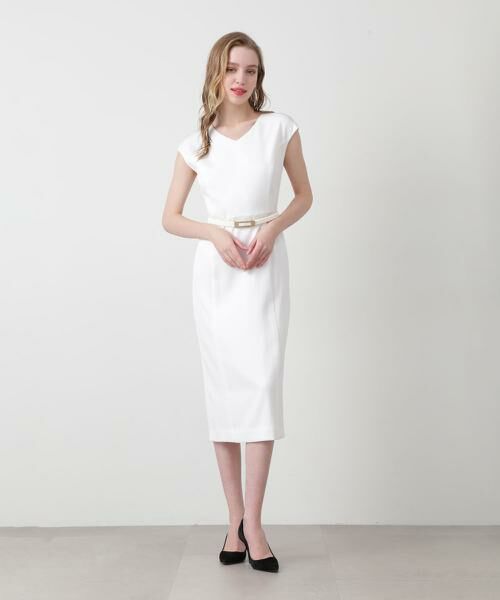 PINKY & DIANNE / ピンキーアンドダイアン ミニ丈・ひざ丈ワンピース | [WEB/店舗限定カラー]ハイツイストワンピース | 詳細2