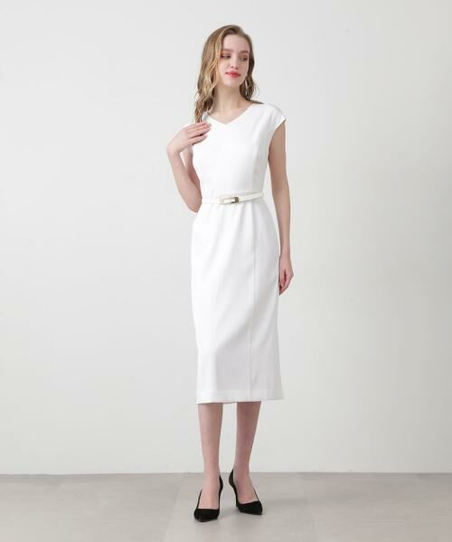 PINKY & DIANNE / ピンキーアンドダイアン ミニ丈・ひざ丈ワンピース | [WEB/店舗限定カラー]ハイツイストワンピース | 詳細3