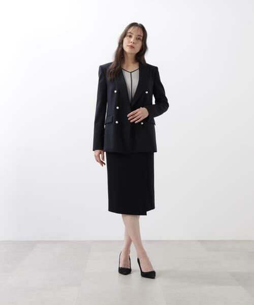 PINKY & DIANNE / ピンキーアンドダイアン テーラードジャケット | ◆ダブルブレストジャケット | 詳細5