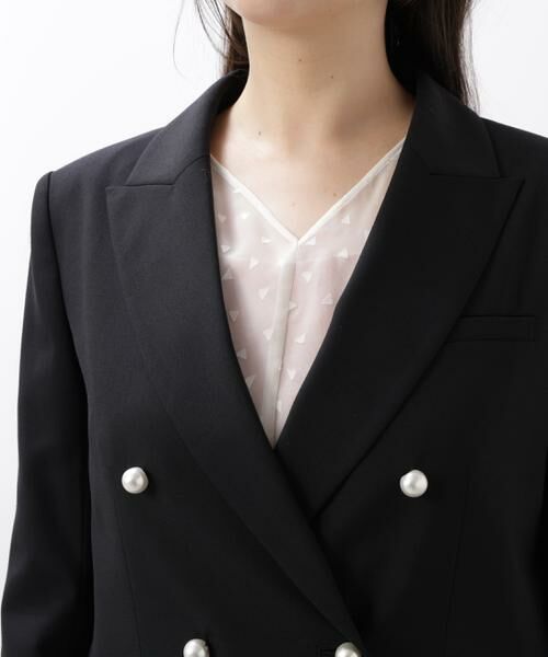 PINKY & DIANNE / ピンキーアンドダイアン テーラードジャケット | ◆ダブルブレストジャケット | 詳細20