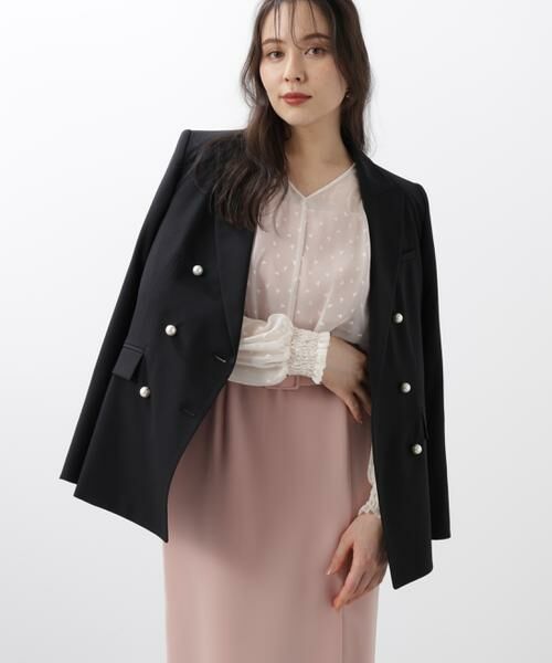 PINKY & DIANNE / ピンキーアンドダイアン テーラードジャケット | ◆ダブルブレストジャケット | 詳細13
