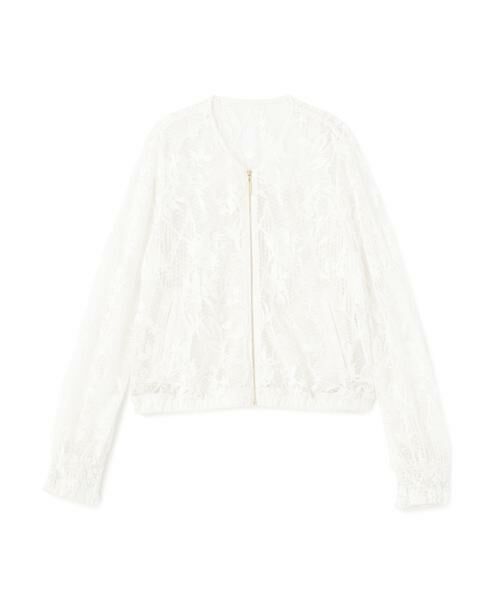 PINKY & DIANNE / ピンキーアンドダイアン ブルゾン | ◆フラワービジュレースブルゾン | 詳細1