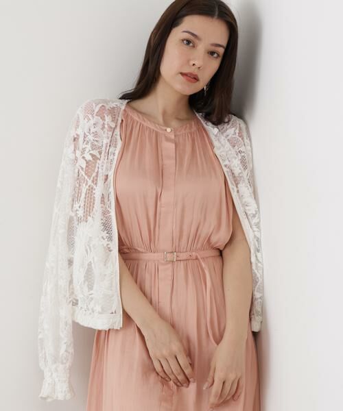 PINKY & DIANNE / ピンキーアンドダイアン ブルゾン | ◆フラワービジュレースブルゾン | 詳細3