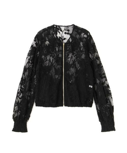 PINKY & DIANNE / ピンキーアンドダイアン ブルゾン | ◆フラワービジュレースブルゾン | 詳細15