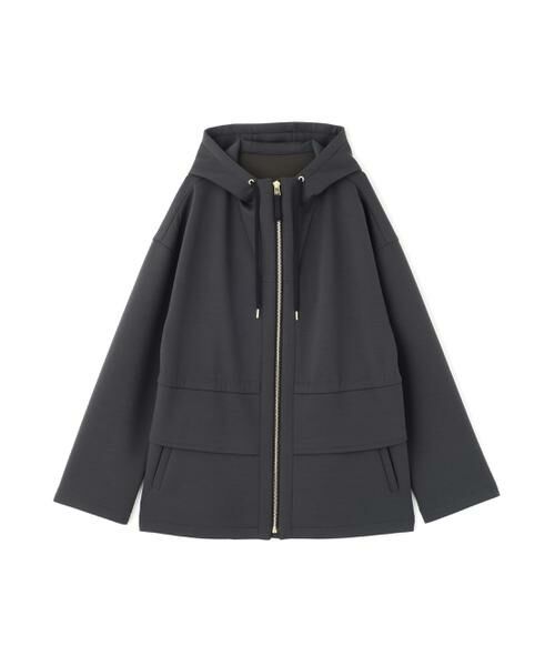 PINKY & DIANNE / ピンキーアンドダイアン ブルゾン | ◆ウエストフレアダンボールフーディー | 詳細1