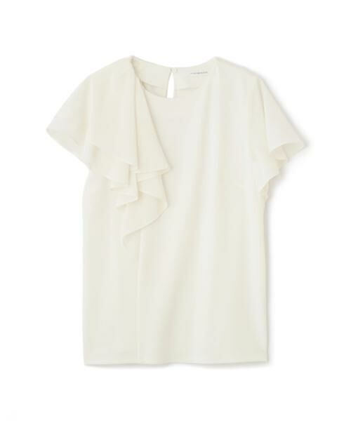 PINKY & DIANNE / ピンキーアンドダイアン カットソー | ◆ラッフルコンビカットソープルオーバー | 詳細6