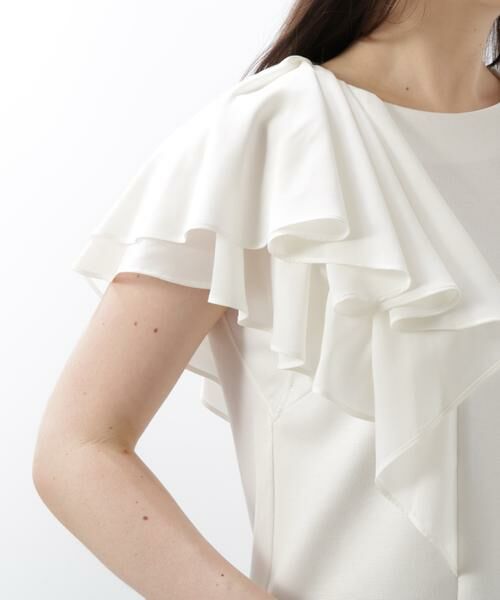 PINKY & DIANNE / ピンキーアンドダイアン カットソー | ◆ラッフルコンビカットソープルオーバー | 詳細15