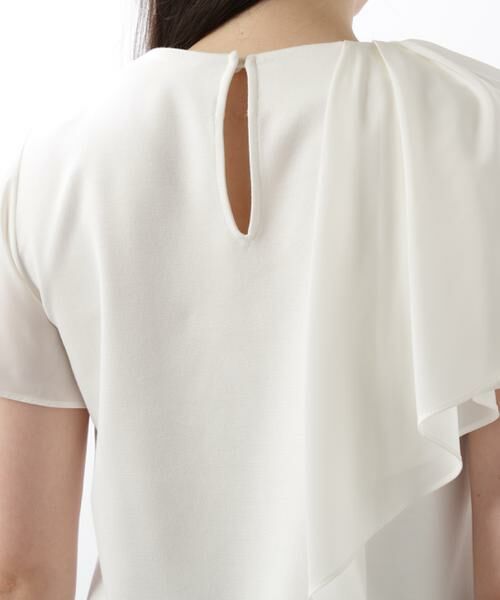 PINKY & DIANNE / ピンキーアンドダイアン カットソー | ◆ラッフルコンビカットソープルオーバー | 詳細17