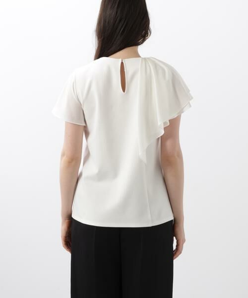 PINKY & DIANNE / ピンキーアンドダイアン カットソー | ◆ラッフルコンビカットソープルオーバー | 詳細12