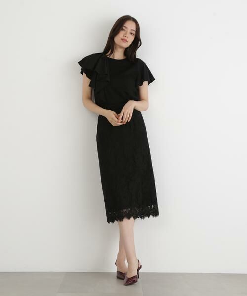 PINKY & DIANNE / ピンキーアンドダイアン カットソー | ◆ラッフルコンビカットソープルオーバー | 詳細22