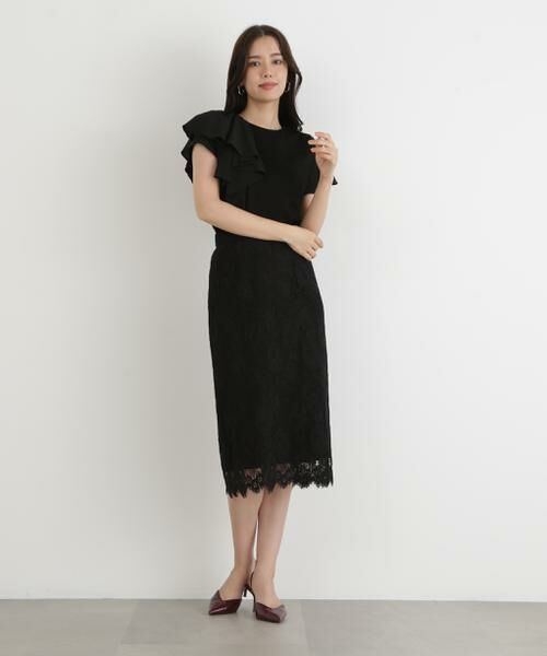 PINKY & DIANNE / ピンキーアンドダイアン カットソー | ◆ラッフルコンビカットソープルオーバー | 詳細23