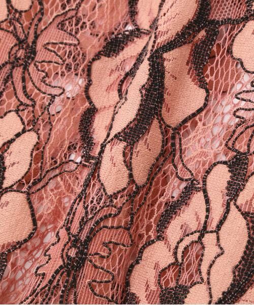 PINKY & DIANNE / ピンキーアンドダイアン ニット・セーター | ◆レースコンビモックネックニットプルオーバー | 詳細10