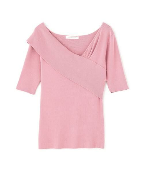 PINKY & DIANNE / ピンキーアンドダイアン ニット・セーター | ◆アシンメトリーネックニットプルオーバー | 詳細1