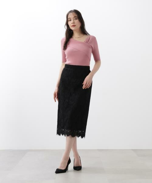 PINKY & DIANNE / ピンキーアンドダイアン ニット・セーター | ◆アシンメトリーネックニットプルオーバー | 詳細5