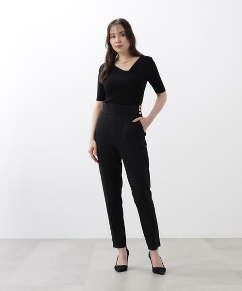 PINKY & DIANNE / ピンキーアンドダイアン ニット・セーター | ◆アシンメトリーネックニットプルオーバー | 詳細11