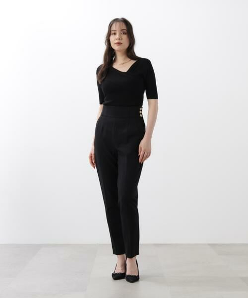 PINKY & DIANNE / ピンキーアンドダイアン ニット・セーター | ◆アシンメトリーネックニットプルオーバー | 詳細12