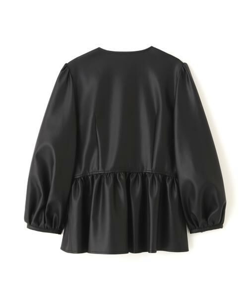 PINKY & DIANNE / ピンキーアンドダイアン シャツ・ブラウス | ◆フォーレザーペプラムブラウス | 詳細12