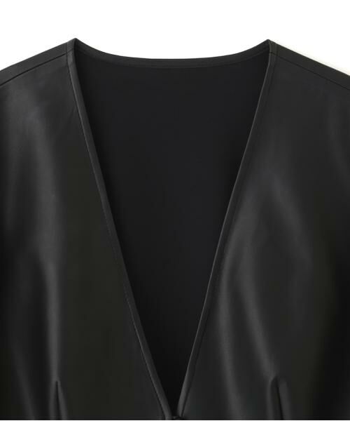 PINKY & DIANNE / ピンキーアンドダイアン シャツ・ブラウス | ◆フォーレザーペプラムブラウス | 詳細13