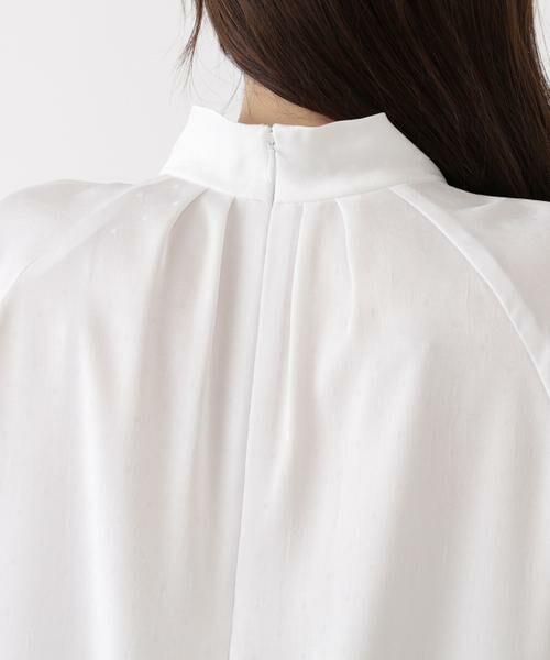 PINKY & DIANNE / ピンキーアンドダイアン シャツ・ブラウス | ◆ギャザーネックドットジャガードブラウス | 詳細11