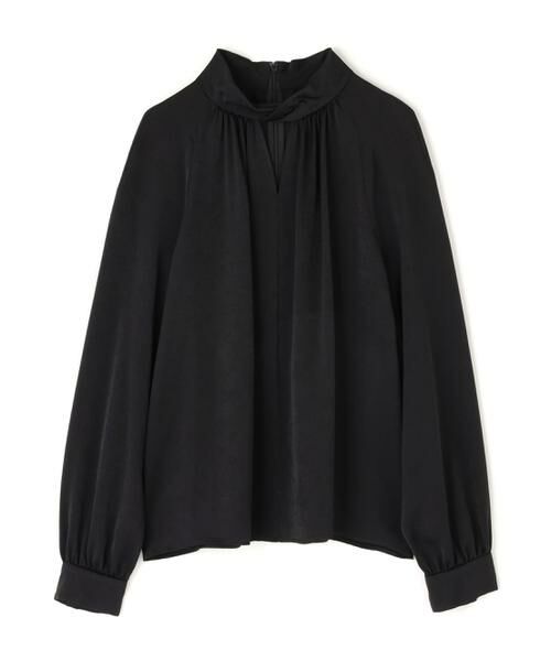 PINKY & DIANNE / ピンキーアンドダイアン シャツ・ブラウス | ◆ギャザーネックドットジャガードブラウス | 詳細13