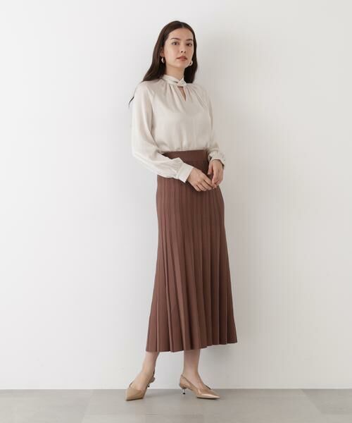 PINKY & DIANNE / ピンキーアンドダイアン シャツ・ブラウス | ◆ギャザーネックドットジャガードブラウス | 詳細22