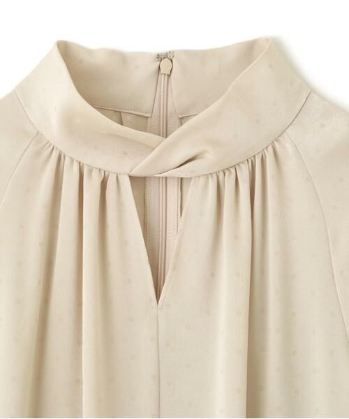 PINKY & DIANNE / ピンキーアンドダイアン シャツ・ブラウス | ◆ギャザーネックドットジャガードブラウス | 詳細25