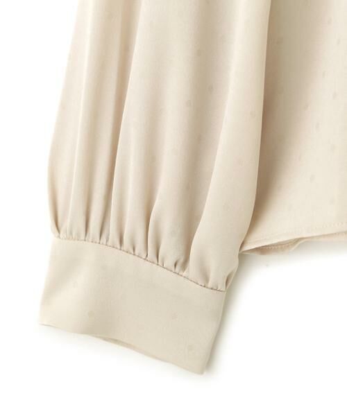 PINKY & DIANNE / ピンキーアンドダイアン シャツ・ブラウス | ◆ギャザーネックドットジャガードブラウス | 詳細27