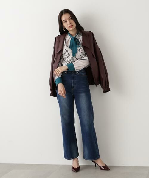 PINKY & DIANNE / ピンキーアンドダイアン シャツ・ブラウス | ◆フローラルスカーフプリントブラウス | 詳細6