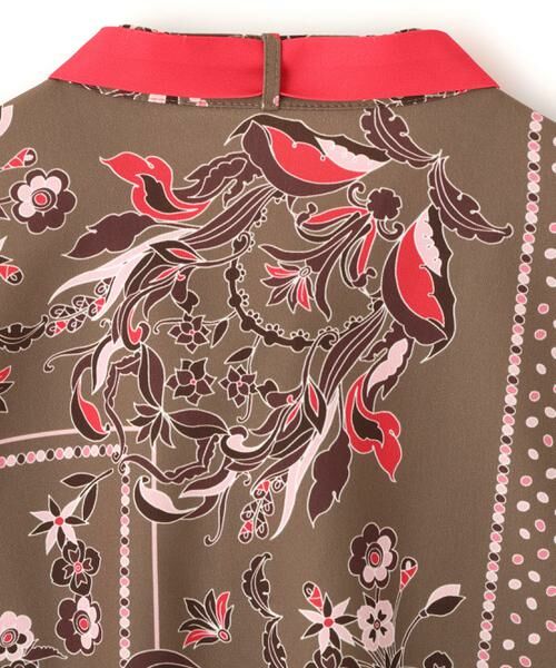 PINKY & DIANNE / ピンキーアンドダイアン シャツ・ブラウス | ◆フローラルスカーフプリントブラウス | 詳細27