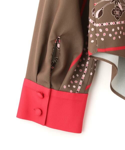 PINKY & DIANNE / ピンキーアンドダイアン シャツ・ブラウス | ◆フローラルスカーフプリントブラウス | 詳細28