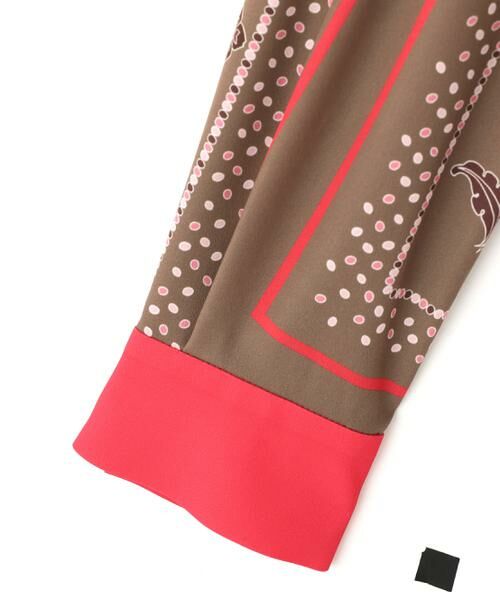 PINKY & DIANNE / ピンキーアンドダイアン シャツ・ブラウス | ◆フローラルスカーフプリントブラウス | 詳細25