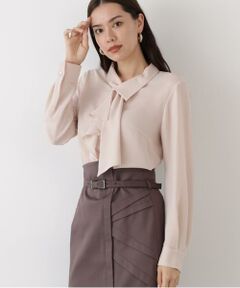 PINKY & DIANNE / ピンキーアンドダイアン シャツ・ブラウス | ◆ラッフルボウタイブラウス