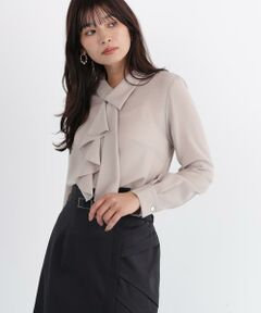 PINKY & DIANNE / ピンキーアンドダイアン シャツ・ブラウス | ◆ラッフルボウタイブラウス