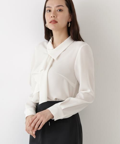PINKY & DIANNE / ピンキーアンドダイアン シャツ・ブラウス | ◆ラッフルボウタイブラウス | 詳細2