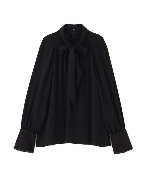 PINKY & DIANNE / ピンキーアンドダイアン シャツ・ブラウス | ◆ジャギーカフスリボンブラウス | 詳細17