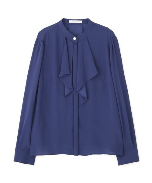 PINKY & DIANNE / ピンキーアンドダイアン シャツ・ブラウス | ◆フロントラッフルパール釦ブラウス | 詳細1