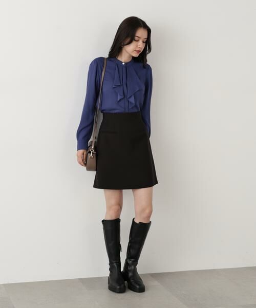 PINKY & DIANNE / ピンキーアンドダイアン シャツ・ブラウス | ◆フロントラッフルパール釦ブラウス | 詳細6