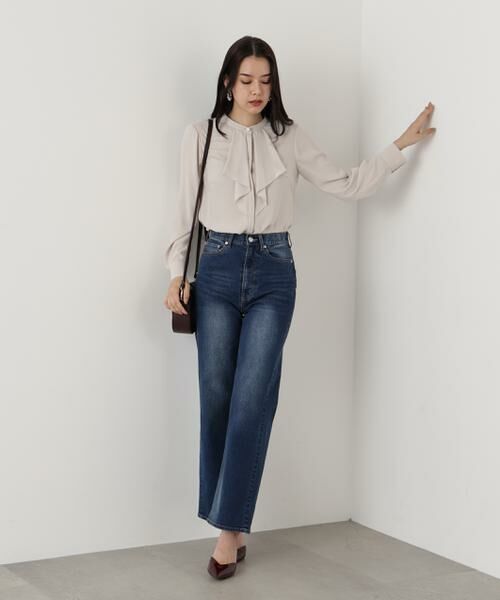 PINKY & DIANNE / ピンキーアンドダイアン シャツ・ブラウス | ◆フロントラッフルパール釦ブラウス | 詳細12