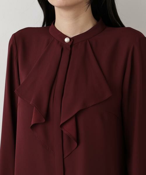 PINKY & DIANNE / ピンキーアンドダイアン シャツ・ブラウス | ◆フロントラッフルパール釦ブラウス | 詳細26