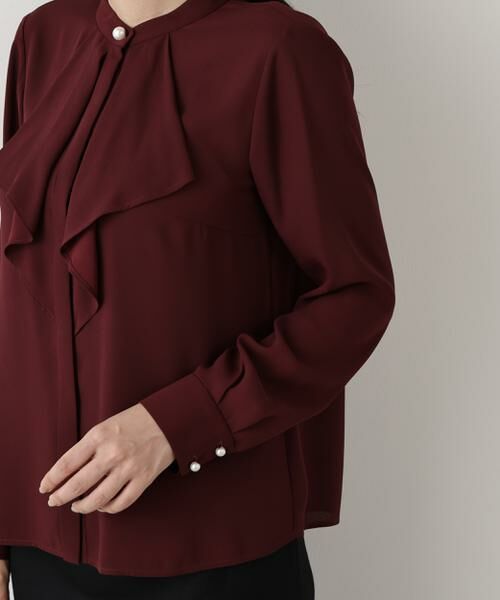 PINKY & DIANNE / ピンキーアンドダイアン シャツ・ブラウス | ◆フロントラッフルパール釦ブラウス | 詳細27