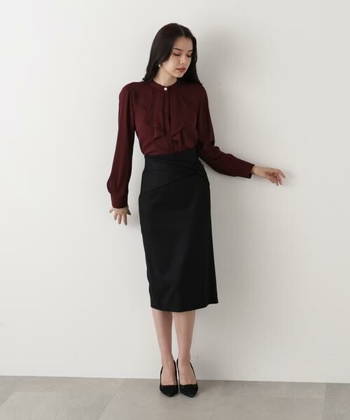 PINKY & DIANNE / ピンキーアンドダイアン シャツ・ブラウス | ◆フロントラッフルパール釦ブラウス | 詳細20