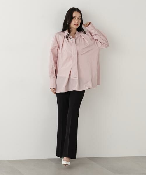 PINKY & DIANNE / ピンキーアンドダイアン シャツ・ブラウス | ◆タックフレアボウブラウス | 詳細6