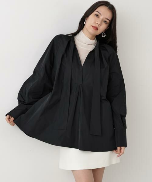 PINKY & DIANNE / ピンキーアンドダイアン シャツ・ブラウス | ◆タックフレアボウブラウス | 詳細17