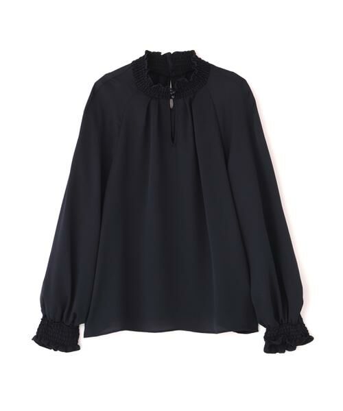 PINKY & DIANNE / ピンキーアンドダイアン シャツ・ブラウス | ◆シャーリングネックギャザーブラウス | 詳細1