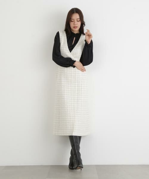 PINKY & DIANNE / ピンキーアンドダイアン シャツ・ブラウス | ◆シャーリングネックギャザーブラウス | 詳細5