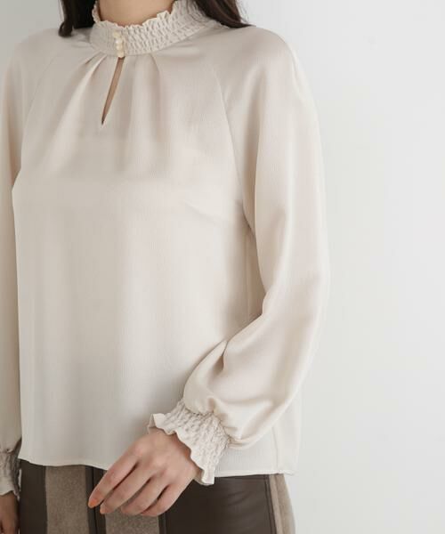 PINKY & DIANNE / ピンキーアンドダイアン シャツ・ブラウス | ◆シャーリングネックギャザーブラウス | 詳細15