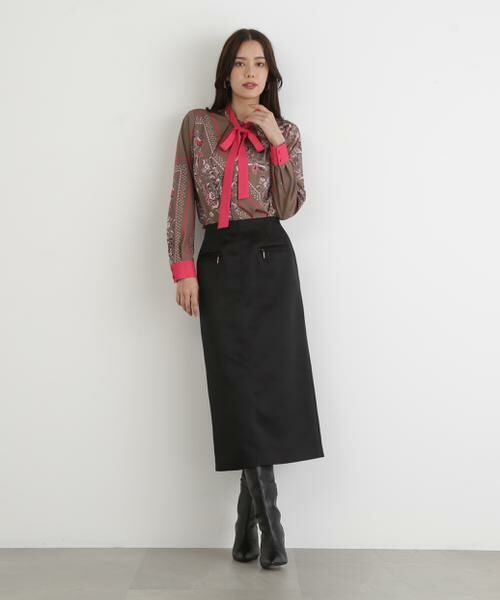 PINKY & DIANNE / ピンキーアンドダイアン スカート | ◆ジップアクセントミディスカート | 詳細7