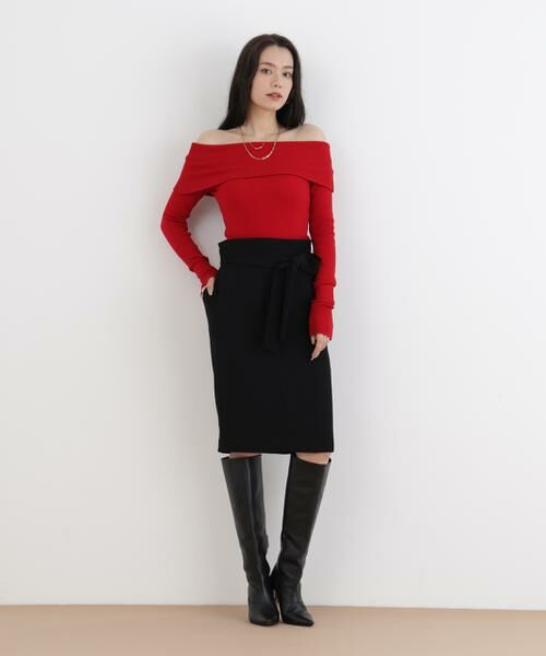 PINKY & DIANNE / ピンキーアンドダイアン スカート | ◆２WAYベルトタイトスカート | 詳細4