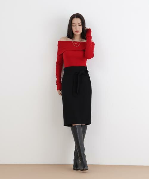 PINKY & DIANNE / ピンキーアンドダイアン スカート | ◆２WAYベルトタイトスカート | 詳細5