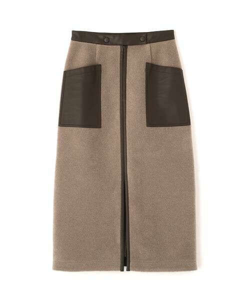 PINKY & DIANNE / ピンキーアンドダイアン スカート | ◆ウールレットジップスカート | 詳細1